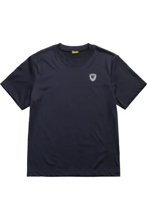Blauer Homme, Tops, Bleu, Taille: L T-shirt en polyester élasthanne extensible