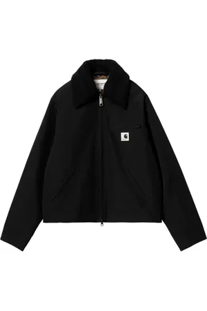 Carhartt Femme, Vestes, Noir, Taille: 42 FR Blouson décontracté en peau de mouton