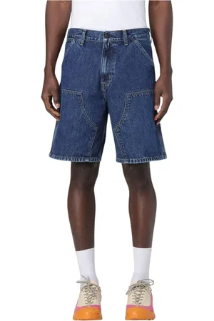 Carhartt Homme, Shorts, Bleu, Taille: W31 Shorts de charpentier noirs