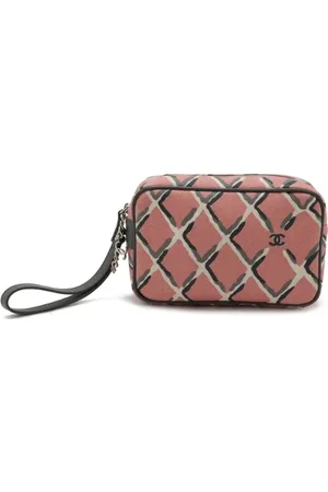 CHANEL Femme, Pre-owned, Rose, Taille: ONE Size Pre-owned Toile sacs-chanel