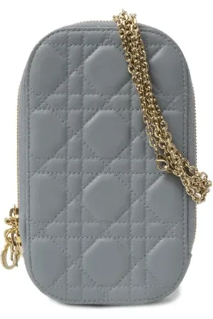 Dior Femme, Pre-owned, Bleu, Taille: ONE Size Pre-owned Cuir sacs-dior