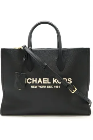 Michael Kors Femme, Pre-owned, Noir, Taille: ONE Size Pre-owned Cuir sacs-ports-paule