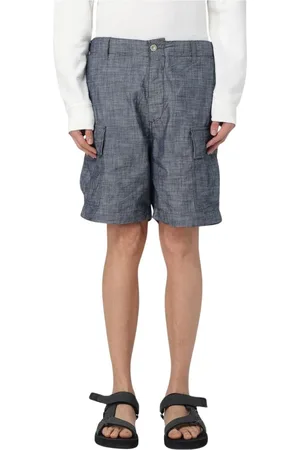 C.P. Company Homme, Shorts, Bleu, Taille: S Shorts Cargo Élégants avec Plusieurs Poches