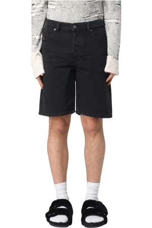 Diesel Homme, Shorts, Gris, Taille: W30 Shorts en Denim Gris Homme Élégant