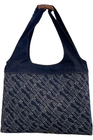 ALVIERO MARTINI 1A CLASSE Femme, Sacs, Bleu, Taille: ONE Size Sac à Bandoulière Bleu avec Imprimé Géographique