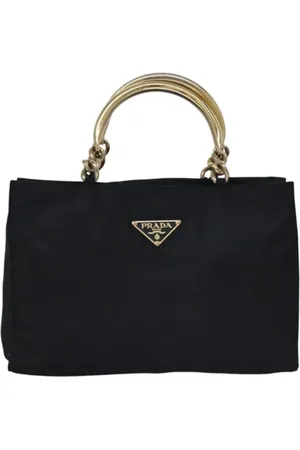 Prada Femme, Pre-owned, Bleu, Taille: ONE Size Pre-owned Nylon sacs-main