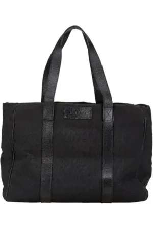 Bvlgari Femme, Pre-owned, Noir, Taille: ONE Size Pre-owned Toile sacs-main