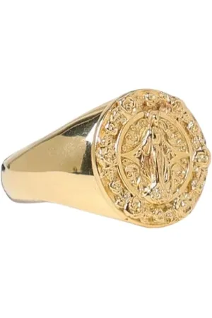 Dolce & Gabbana Femme, Accessoires, Jaune, Taille: M Bague Marie Or Sceau