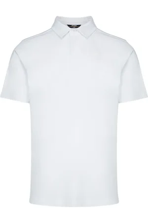 K-Way Homme, Tops, Blanc, Taille: 2XL Polo en jersey stretch léger