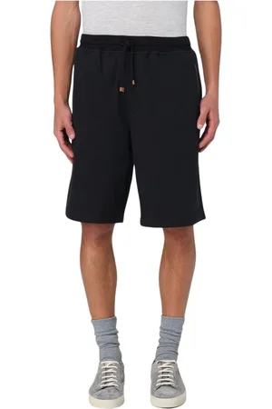 Brunello Cucinelli Homme, Shorts, Noir, Taille: S Shorts de Sport Confortables Gris