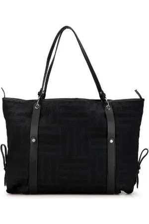 Salvatore Ferragamo Femme, Pre-owned, Noir, Taille: ONE Size Pre-owned Toile cabas