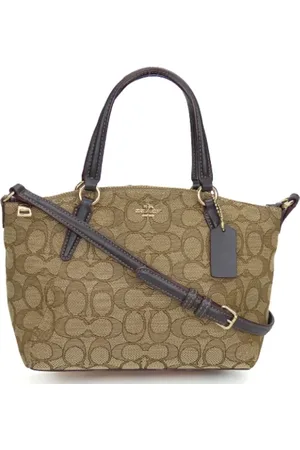 Coach Femme, Sacs, Brun, Taille: ONE Size Pre-owned Toile sacs-ports-paule