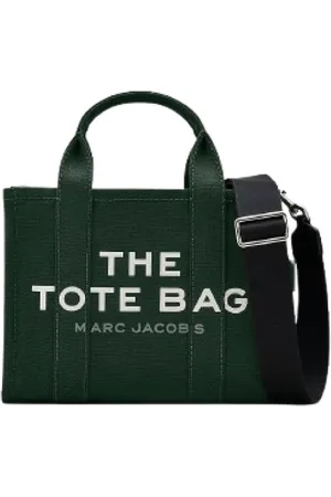 Marc Jacobs Femme, Sacs, Vert, Taille: ONE Size Sac Fourre-Tout en Toile Verte avec Logo