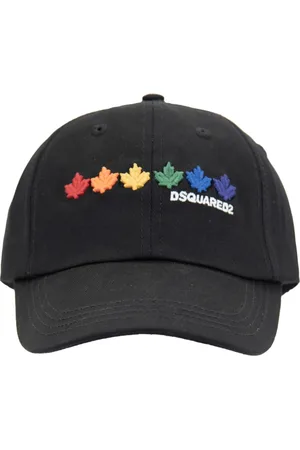 Dsquared2 Unisex, Accessoires, Noir, Taille: ONE Size Casquette Logo Baseball Cap Fibbia