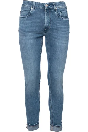 Siviglia Homme, Jeans, Bleu, Taille: W31 Jean Slim en Coton avec 5 Poches