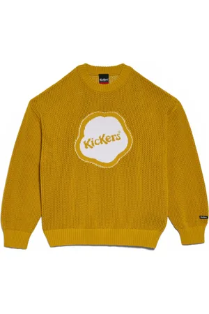 Kickers Homme, Pulls, Jaune, Taille: L Sweat Décontracté en Coton