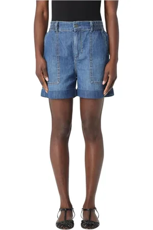 Liu Jo Femme, Shorts, Bleu, Taille: W28 Short en Denim Élégant pour Femmes