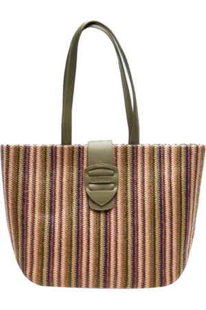 Blauer Femme, Sacs, Multicolore, Taille: ONE Size Sac à Bandoulière Vert Écologique en Cuir