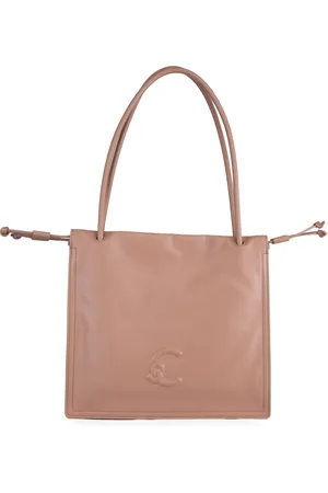 Coccinelle Femme, Sacs, Rose, Taille: ONE Size Sac à main en cuir lisse avec cordon de serrage
