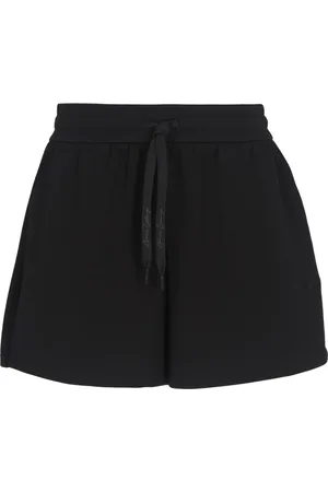 Armani Exchange Femme, Shorts, Noir, Taille: 42 FR Shorts Noirs Femme Coupe Classique Taille Élastique