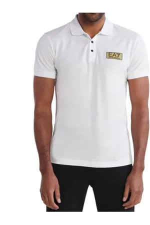 EA7 Homme, Tops, Blanc, Taille: XL Polo Élégant