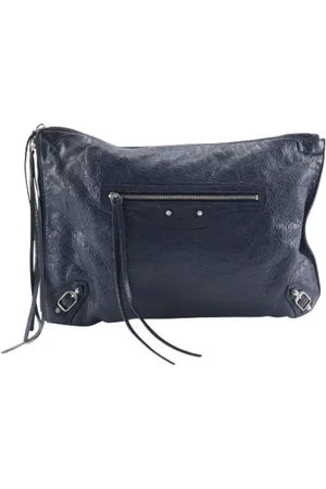 Balenciaga Femme, Pre-owned, Bleu, Taille: ONE Size Pre-owned Cuir pochettes-minaudieres