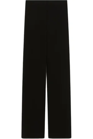 Sportmax Femme, Pantalons, Noir, Taille: 32 FR Pantalon noir taille haute