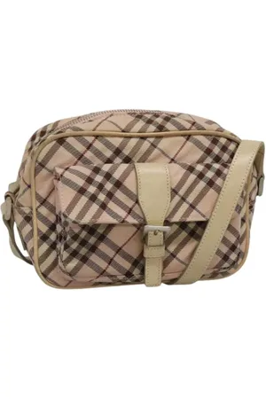 Burberry Femme, Pre-owned, Rose, Taille: ONE Size Pre-owned Nylon sacs-ports-paule