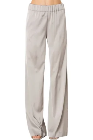 D.EXTERIOR Femme, Pantalons, Gris, Taille: 40 FR Pantalon large - Couleur acier