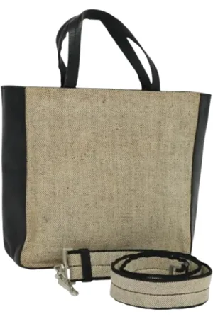 Prada Femme, Pre-owned, , Taille: ONE Size Pre-owned Toile sacs-prada