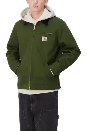 Carhartt Homme, Vestes, Vert, Taille: L Veste Detroit Tarragon Black