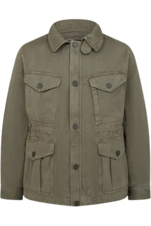 Belstaff Unisex, Vestes, Vert, Taille: L Veste de Terrain Vert Vintage