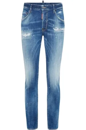 Dsquared2 Homme, Jeans, Bleu, Taille: S Jean Skater Usé