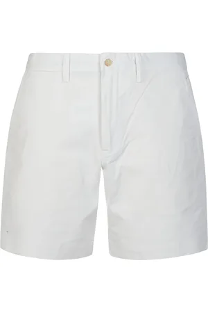 Ralph Lauren Homme, Shorts, Blanc, Taille: W36 Shorts Classiques à Devant Plat