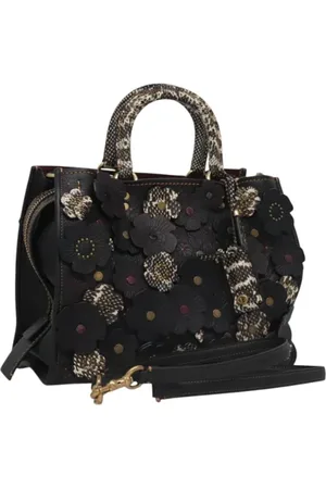 Coach Femme, Pre-owned, Noir, Taille: ONE Size Pre-owned Cuir sacs-main