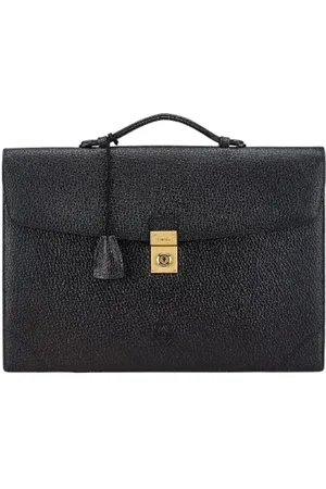 Loewe Femme, Pre-owned, Noir, Taille: ONE Size Pre-owned Cuir sacoches-mallettes