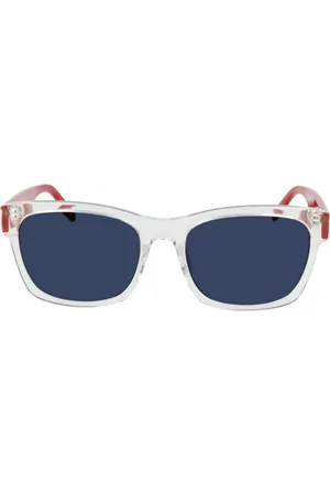 Converse Femme, Accessoires, Blanc, Taille: 56 MM Lunettes de Soleil Femme en Acétate Blanc