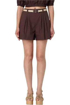 Twin-Set Femme, Shorts, Brun, Taille: 42 FR Robe Courte Élégante Marron Femme