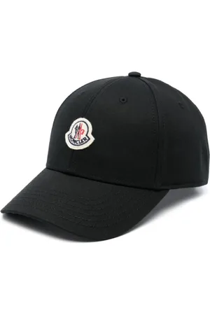 Moncler Femme, Accessoires, Noir, Taille: ONE Size Casquette Noire à Visière Courbée et Sangle Ajustable