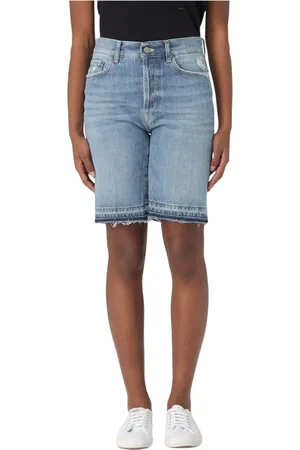 Dondup Femme, Shorts, Bleu, Taille: W25 Shorts en denim coupe décontractée