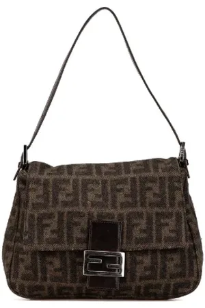 Fendi Femme, Pre-owned, Brun, Taille: ONE Size Pre-owned Cuir sacs-ports-paule