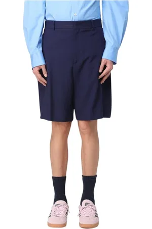 Msgm Homme, Shorts, Bleu, Taille: L Shorts Casual Bleus Élégants