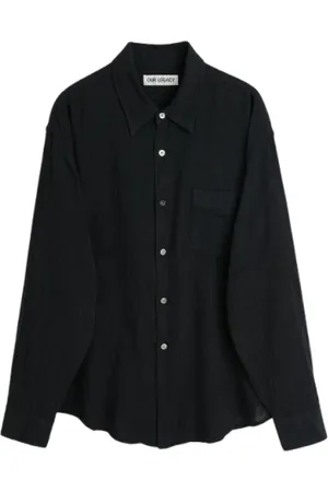OUR LEGACY Homme, Chemises, Noir, Taille: L Chemise Coco Noire avec Poche Latérale