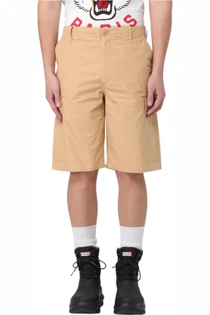 Kenzo Homme, Shorts, Brun, Taille: L Short Cargo Marron Avec Poches Multiples
