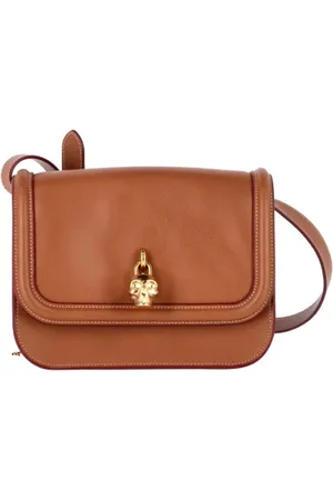 Alexander McQueen Femme, Pre-owned, Brun, Taille: ONE Size Pre-owned Cuir sacs-ports-paule