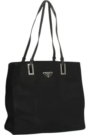 Prada Femme, Pre-owned, Noir, Taille: ONE Size Pre-owned Nylon sacs-prada