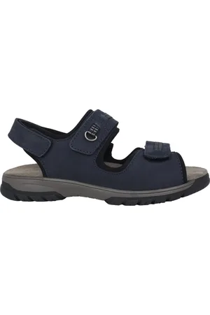 Waldläufer Homme, Chaussures, Bleu, Taille: 41 1/2 EU Sandale homme largeur H - Bleu