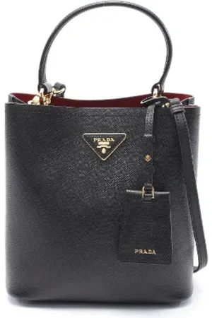 Prada Femme, Pre-owned, Noir, Taille: ONE Size Pre-owned Cuir sacs-prada