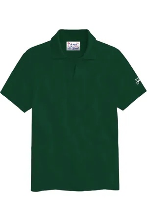 MC2 SAINT BARTH Homme, Tops, Vert, Taille: M Polo en Coton et Élasthanne