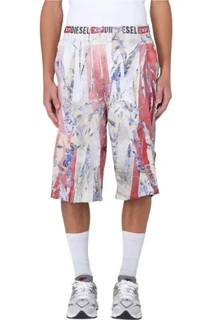 Diesel Homme, Shorts, Multicolore, Taille: S Shorts Casual Multicolores pour Homme